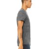 Bella + Canvas Unisex Textured Jersey V-Neck T-Shirt