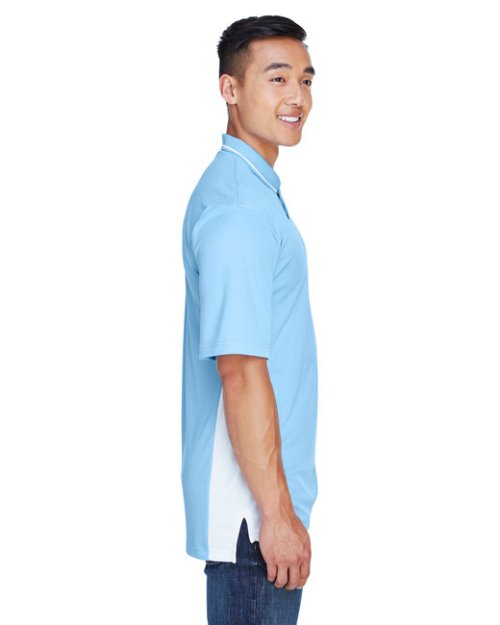 UltraClub Men's Cool & Dry Sport Two-Tone Polo