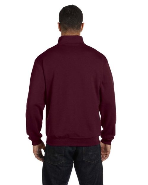 Jerzees Adult NuBlend® Quarter-Zip Cadet Collar Sweatshirt