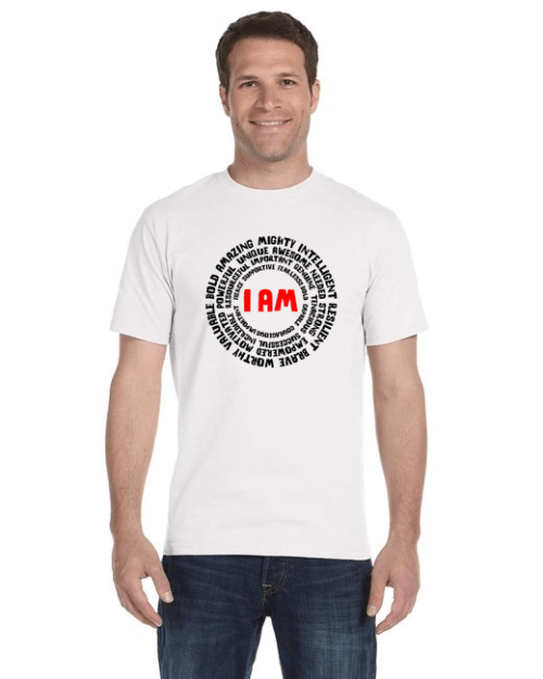 I AM - Gildan Adult 50/50 T-Shirt GIANT
