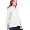 Devon & Jones Ladies' Crown Collection™ Stretch Broadcloth 3/4 Sleeve Blouse