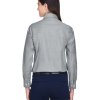 Harriton Ladies' Long-Sleeve Oxford with Stain-Release